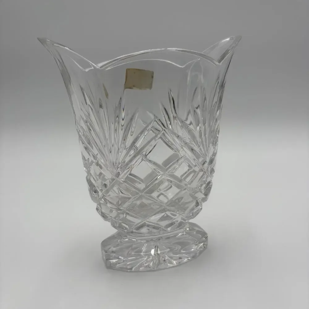 Vintage 1970s - 1980s Noritake Hampton Hall Full Lead Crystal Vase West Germany
